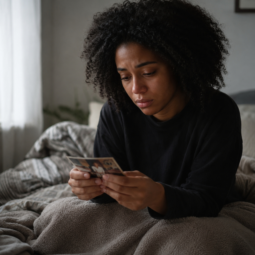 Home Person struggling with grief and loss